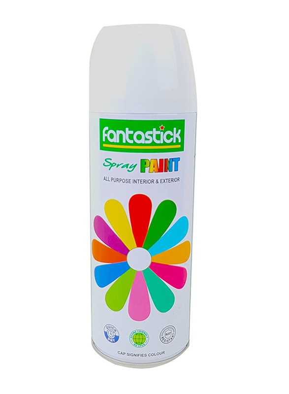 Fantastick Spray Paint Acrylic, 400ml, White