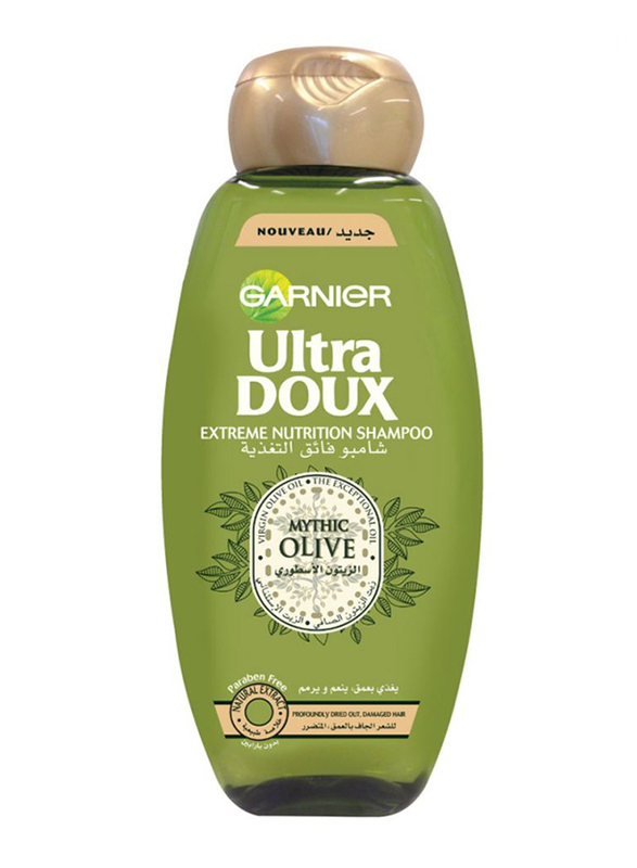 Garnier Ultra Doux Mythic Olive Shampoo for Dry Hair, 600ml