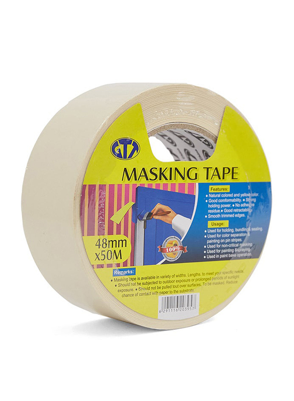 Gtt 48mm x 50m Masking Tape, Clear