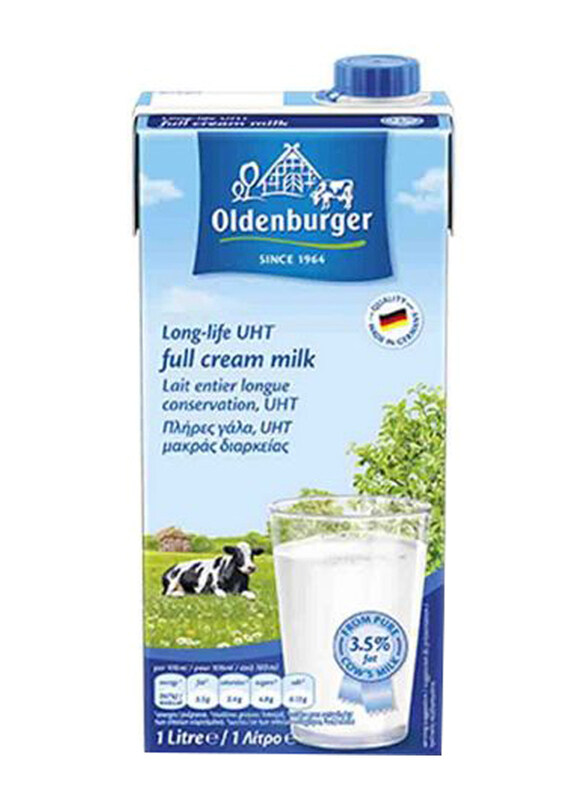 

Oldenburger Uht Full Cream Milk, 1 Litre