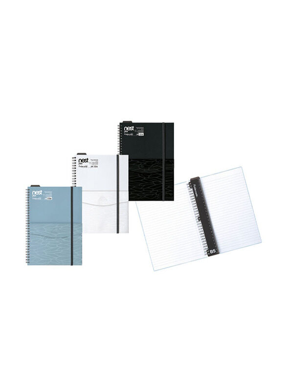 

Foldermate Spiral Notebook with Tool Pad, A5 Size, Assorted Colour