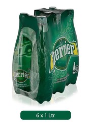 Perrier Natural Mineral Water - 6 x 1 Ltr