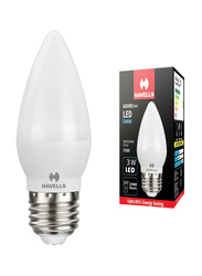 Havells 3W LED Candle Lamp E27, Warm White