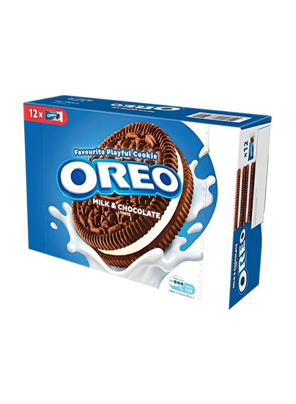 Oreo Milk & Chocolate Cookie Biscuit, 12 x 36.8g