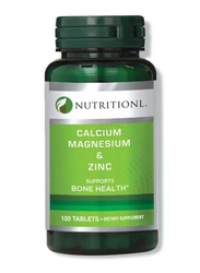 Nutritionl Calcium Magnesium & Zink, 100 Tablets
