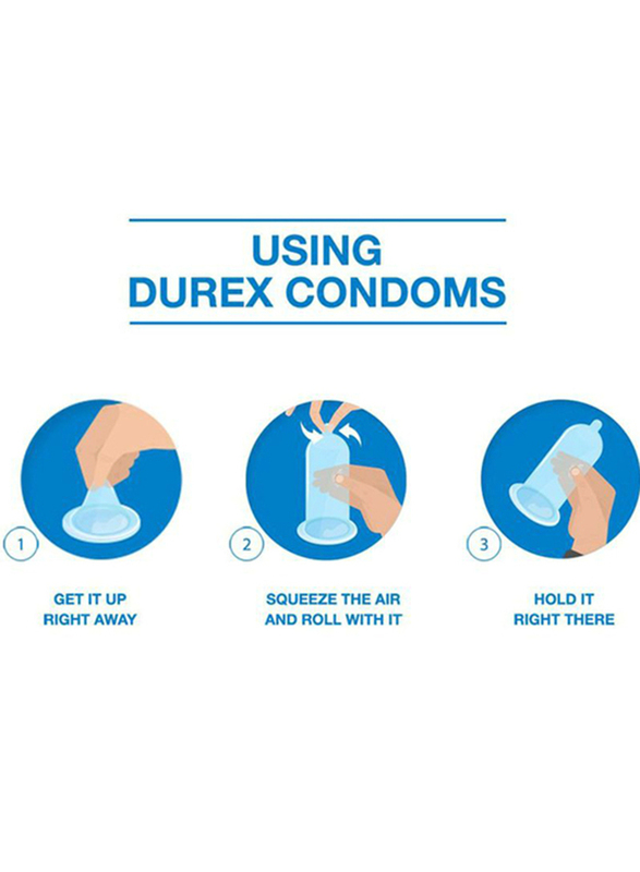 Durex Extra Safe Condom for Men, 6 Pieces