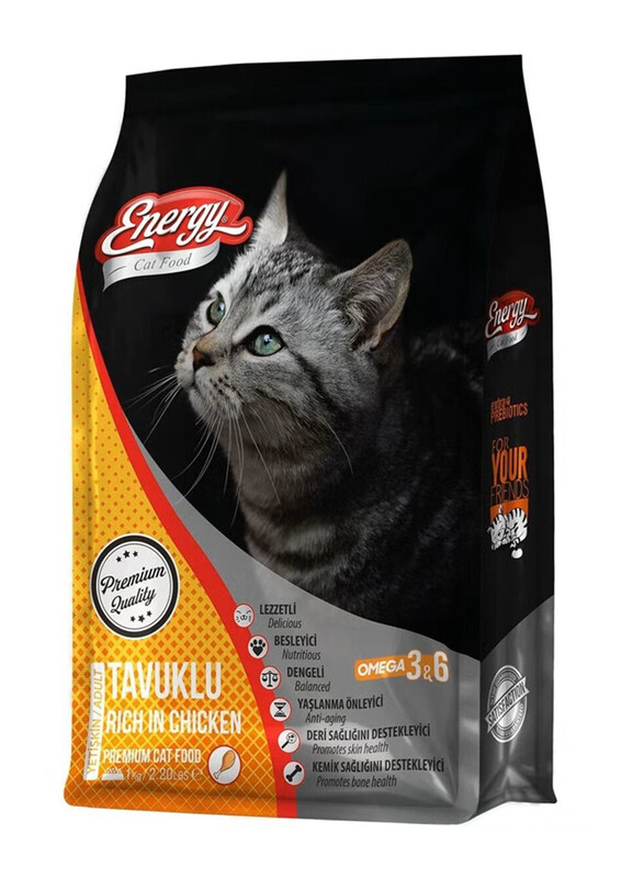 

Energy Adult Cat Food Rich in Chicken Dry Food, 1 Kg