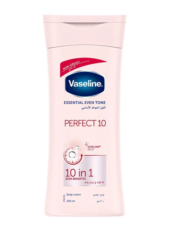 Vaseline Essential Even Tone Perfect 10 Body Lotion - 200 ml