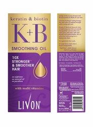 Livon Keratin and Biotin Hair Serum Oil, 100ml