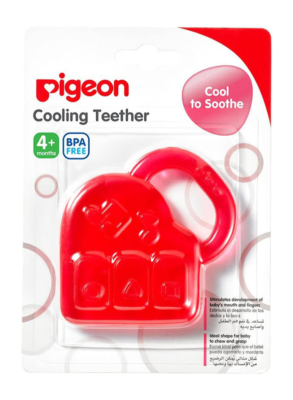 Pigeon Piano Cooling Teether, Red