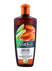 Vatika Moroccan Argan Enriched Hair Oil for All Hair Types, 200ml