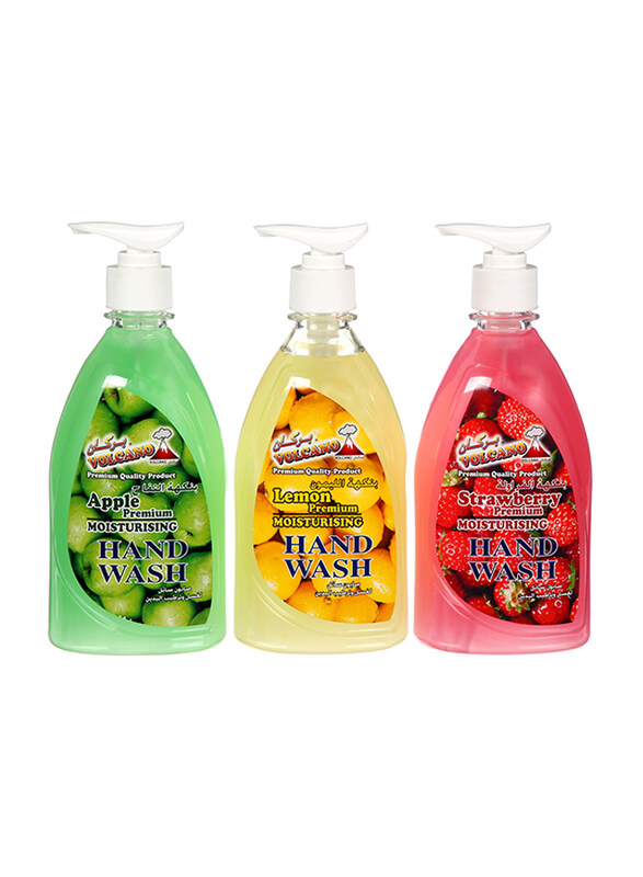 

Volcano Assorted Hand Wash, 2+1 Piece x 500ml