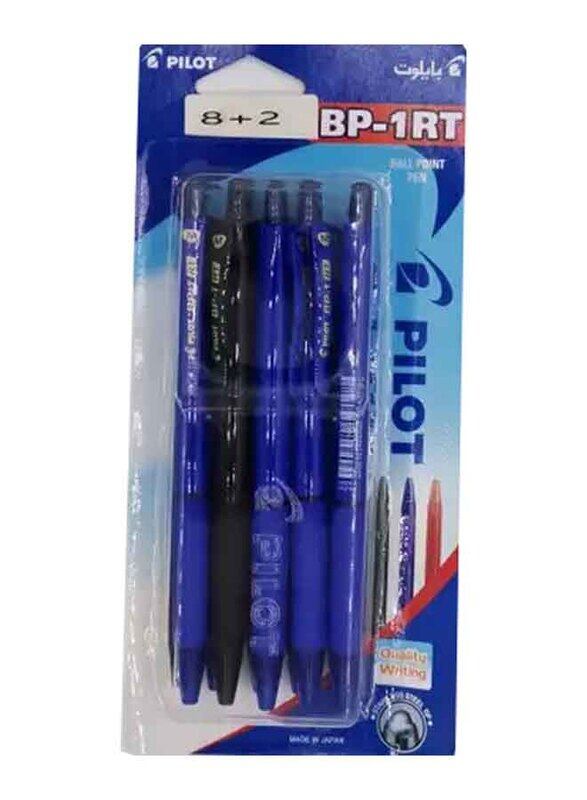 

Pilot Ball Point Pen BP-1RT, 8 + 2 Pieces
