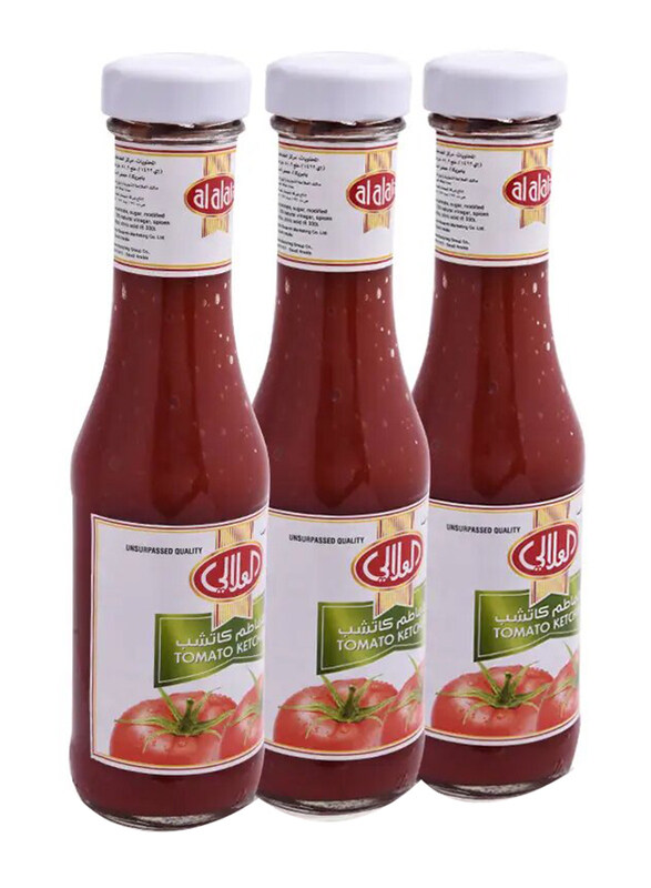 

Al Alali Tomato Ketchup Glass, 3 x 340g