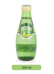 Perrier Natural Lime Sparkling Water Bottle, 200ml