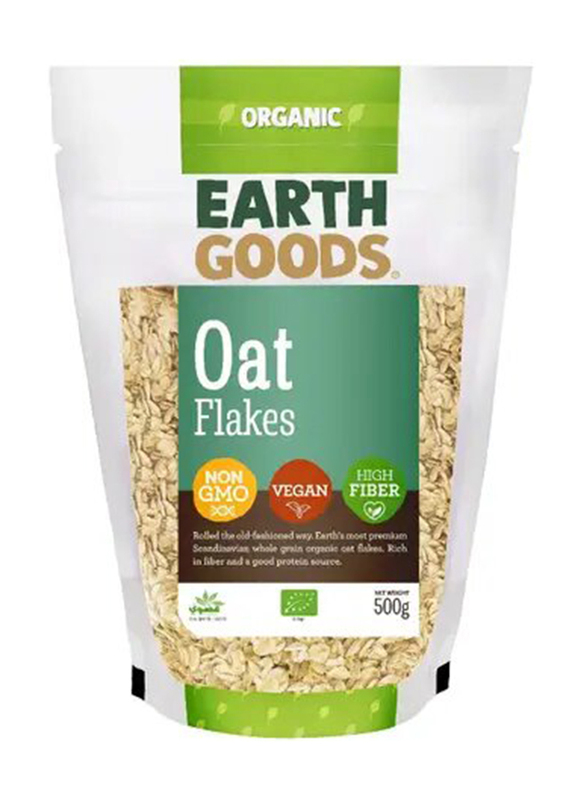 Earth Goods Organic Oat flakes, 500g