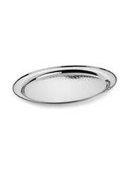 Kedge Oval Tray, 40 x 26.7cm, Silver