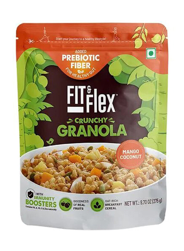 

Fit & Flex Mango Coconut Crunchy Granola Cereal, 275g
