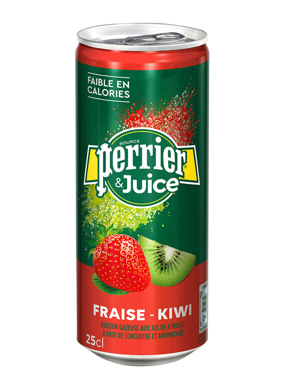 Perrier & Juice Strawberry & Kiwi Flavoured Drink, 250ml