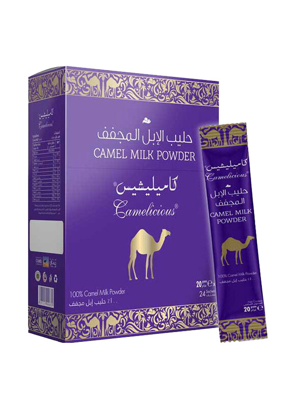 

Camelicious Full Cream Camel Milk Powder, 24 x 20g