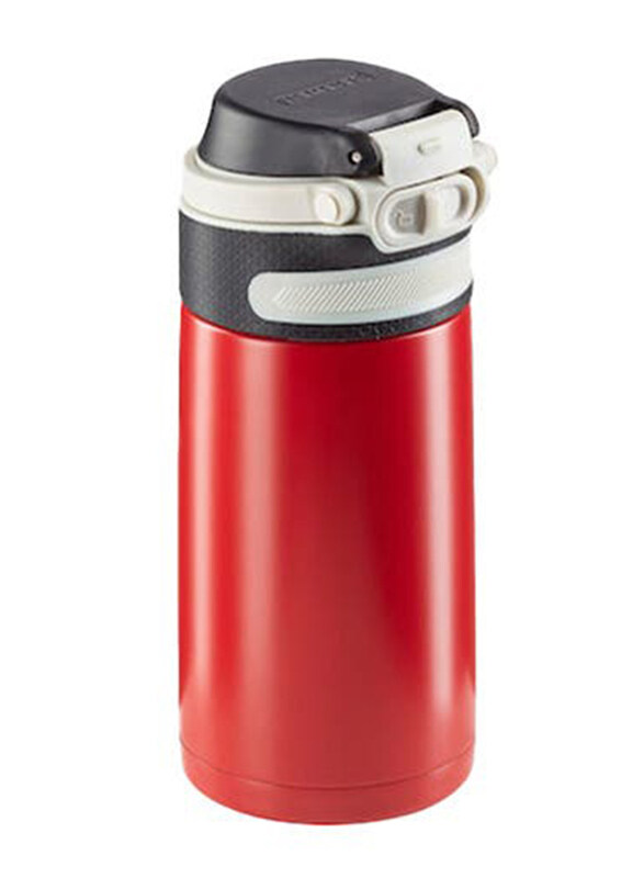 

Leifheit 350ml Insulation Flip Mug, 3245, Red