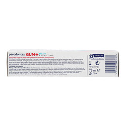 Sensodyne Parodontax Gum+ Breathe & Sensitivity Whitening Toothpaste, 75ml