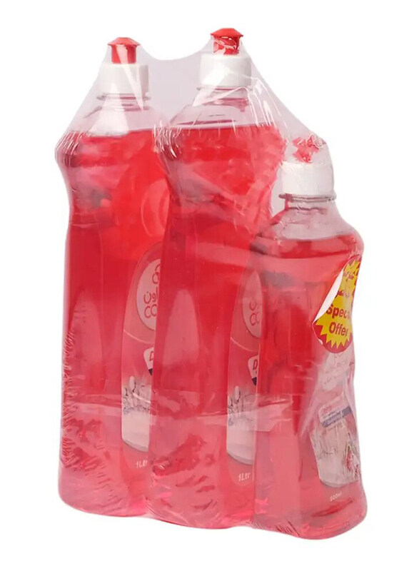 

CO-OP Strawberry Liquid Dish wash, 2 x 1 Liter + 500 ml