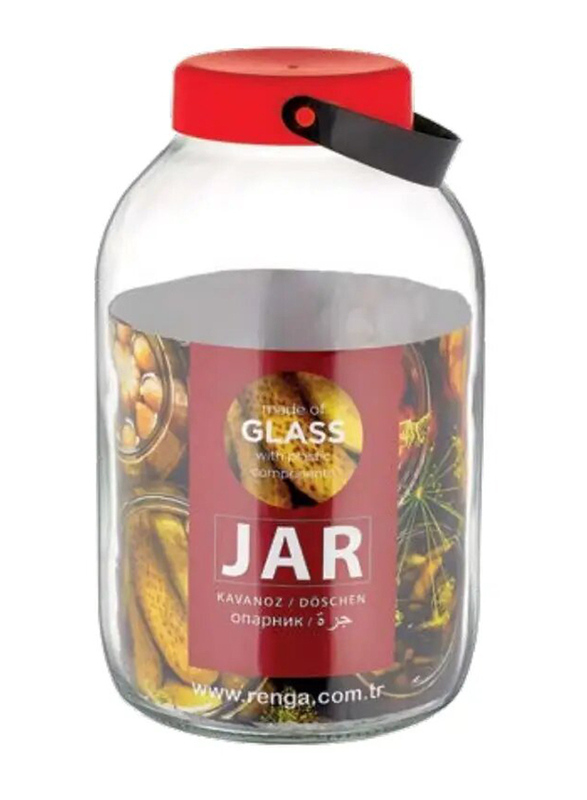 Renga Macro Glass Jar, 5L