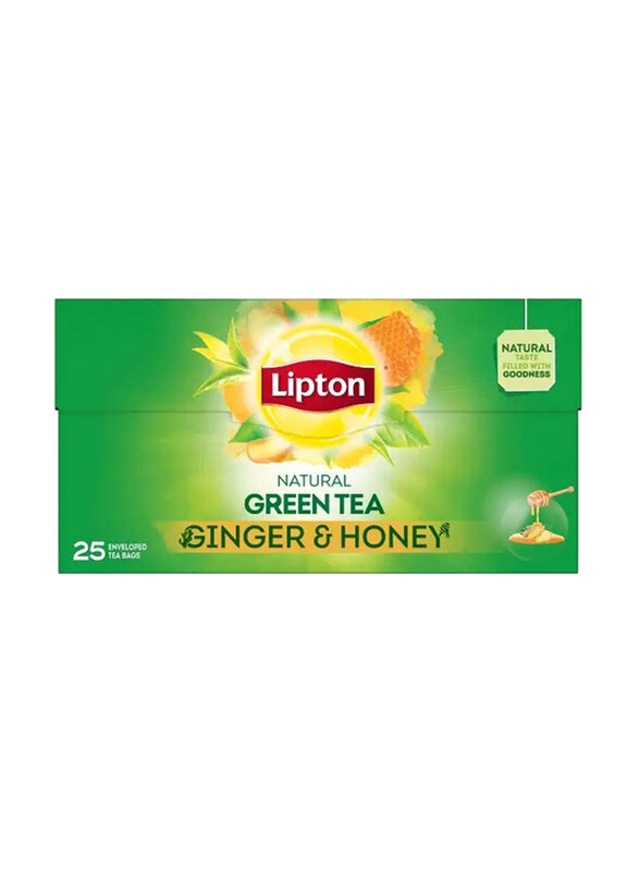 

Lipton Green Tea Ginger & Honey, 25 x 1.5g