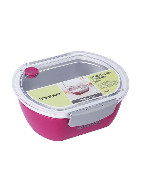 Homeway Steel Lunch Box, 680ml