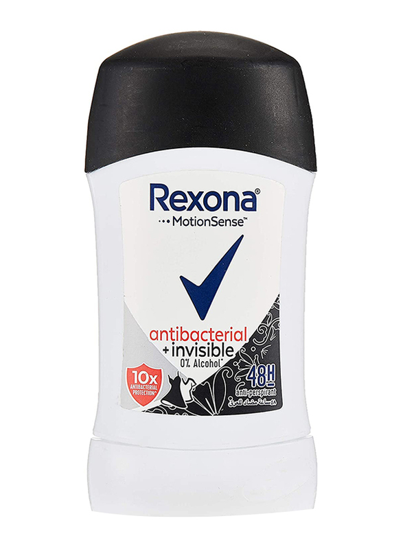 Rexona Anti-Prespirant Stick Antibacterial and Invisible, 40gm