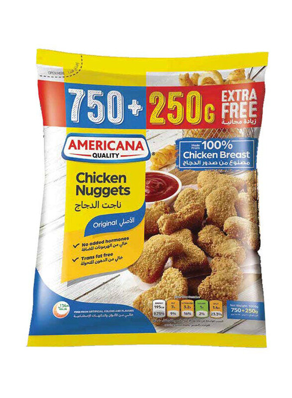 

Americana Chicken Nugget, 750g + 250g