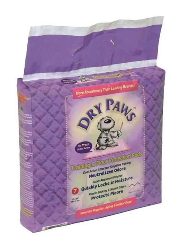

Midwest Dry Paws Training & Floor Protection Pads, 7 Pieces, Purple