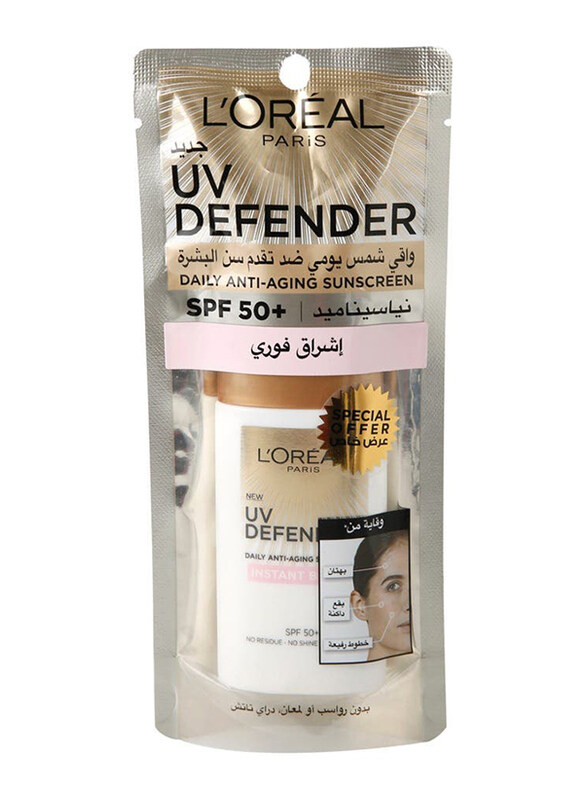 

Loreal Paris UV Defender Daily Anti Aging Sunscreen - 50ml