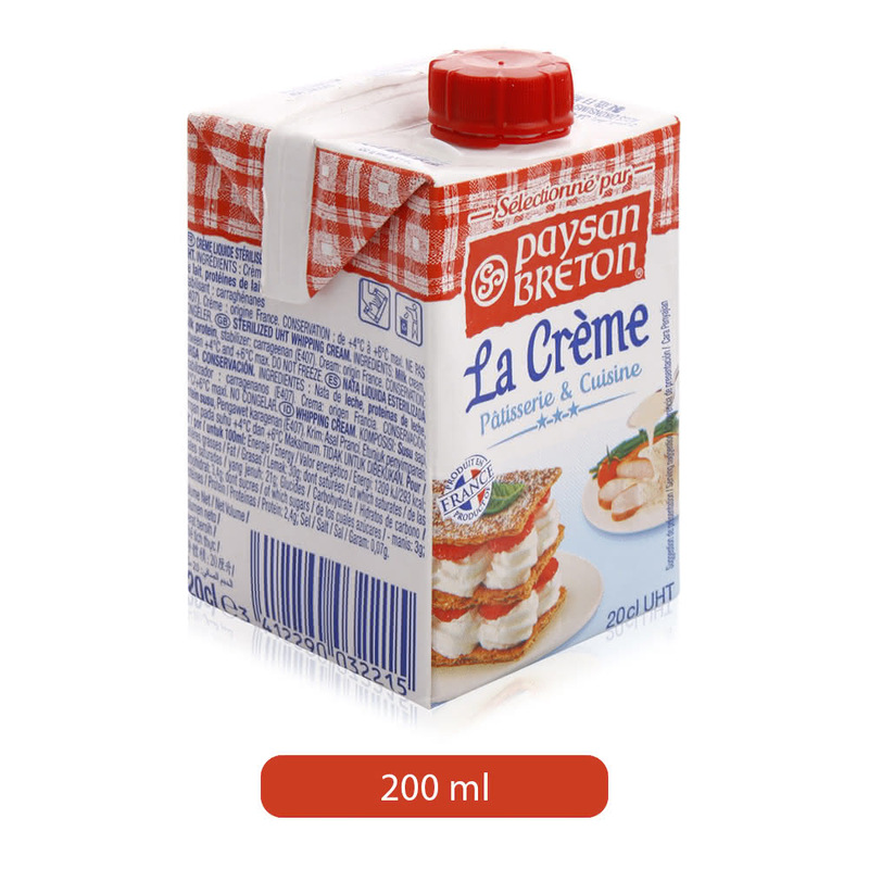 Paysan Breton Cooking Cream, 200 ml
