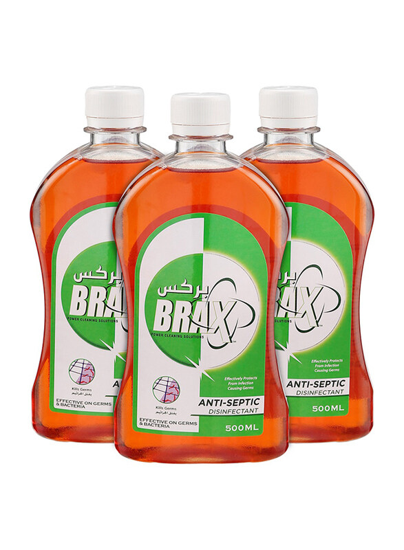 

Brax Antiseptic Disinfecatnt, 3 x 500ml