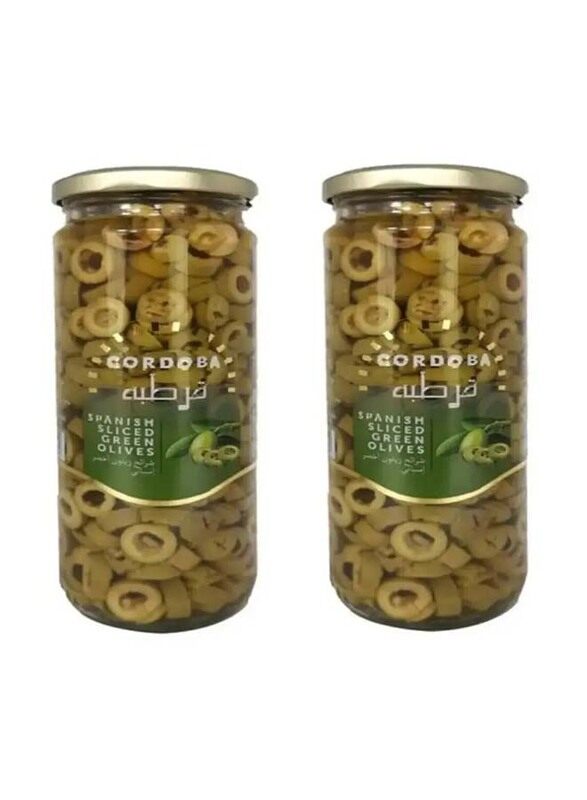 

Cordoba Spanish Sliced Green Olives, 2 Pieces x 275g