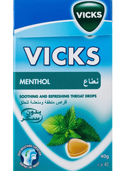 Vicks Menthol Throat Drops, 40gm