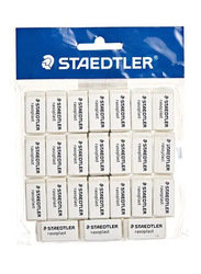 Staedtler 24 Pieces Eraser Set, 526-B40, White