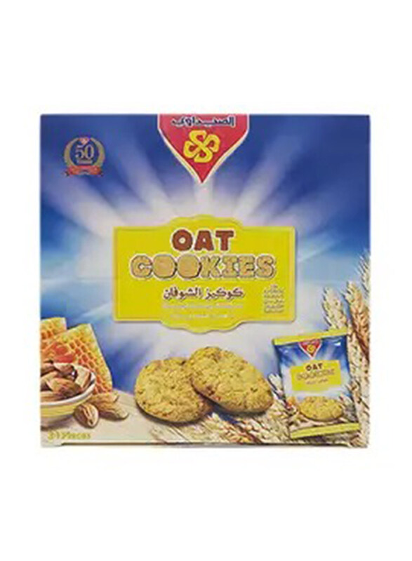 

Al Seedawi Oat Cookies with Natural Honey and Almond, 12 x 216g