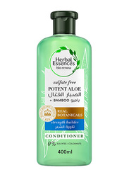 Herbal Essences Potent Aloe & Bamboo Natural Conditioner for Dry Hair, 400ml