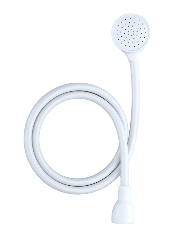 Verkk 13MM Portable Shower Set With Easy Tap Connector Pvc Hose, White