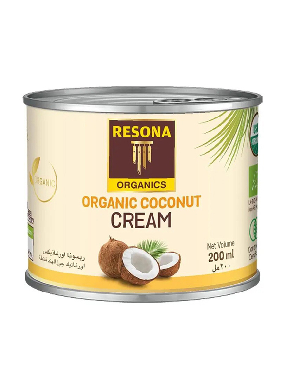 Resona Organic Coconut Cream, 200ml