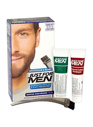 Just for Men Moustache and­ Beard Facial Hair Colouring Kit, M-40 Medium Dark Brown
