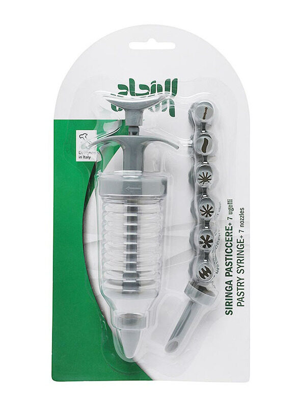 

Union Pastry Syringe with 7 Nozzle, One Size, Multicolour