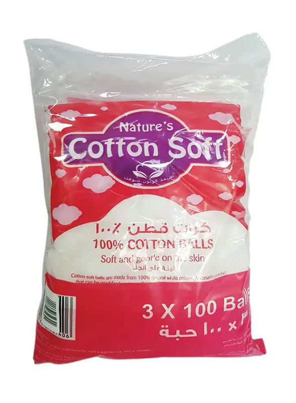 Cotton Soft Cotton Balls - 3x100