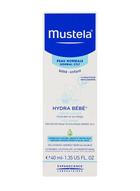 Mustela Hydra Bebe Facial Cream, 40ml