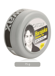 Gatsby Harajuku Mat and Hard Hair Styling Wax Gel for All Hair Types, 75gm