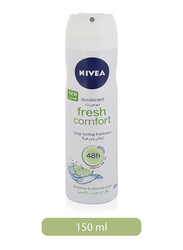 Nivea Fresh Comfort Deodorant Spray for Women, 150ml