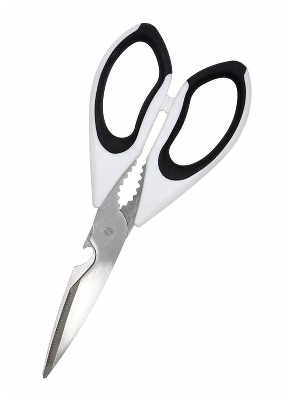 Aura Kitchen Scissor, P6301-60, Black/White